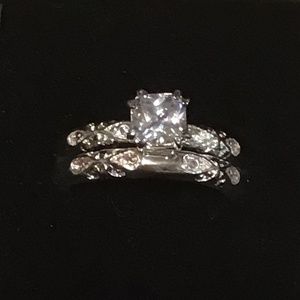 Cubic Zirconia Fashion Ring Set